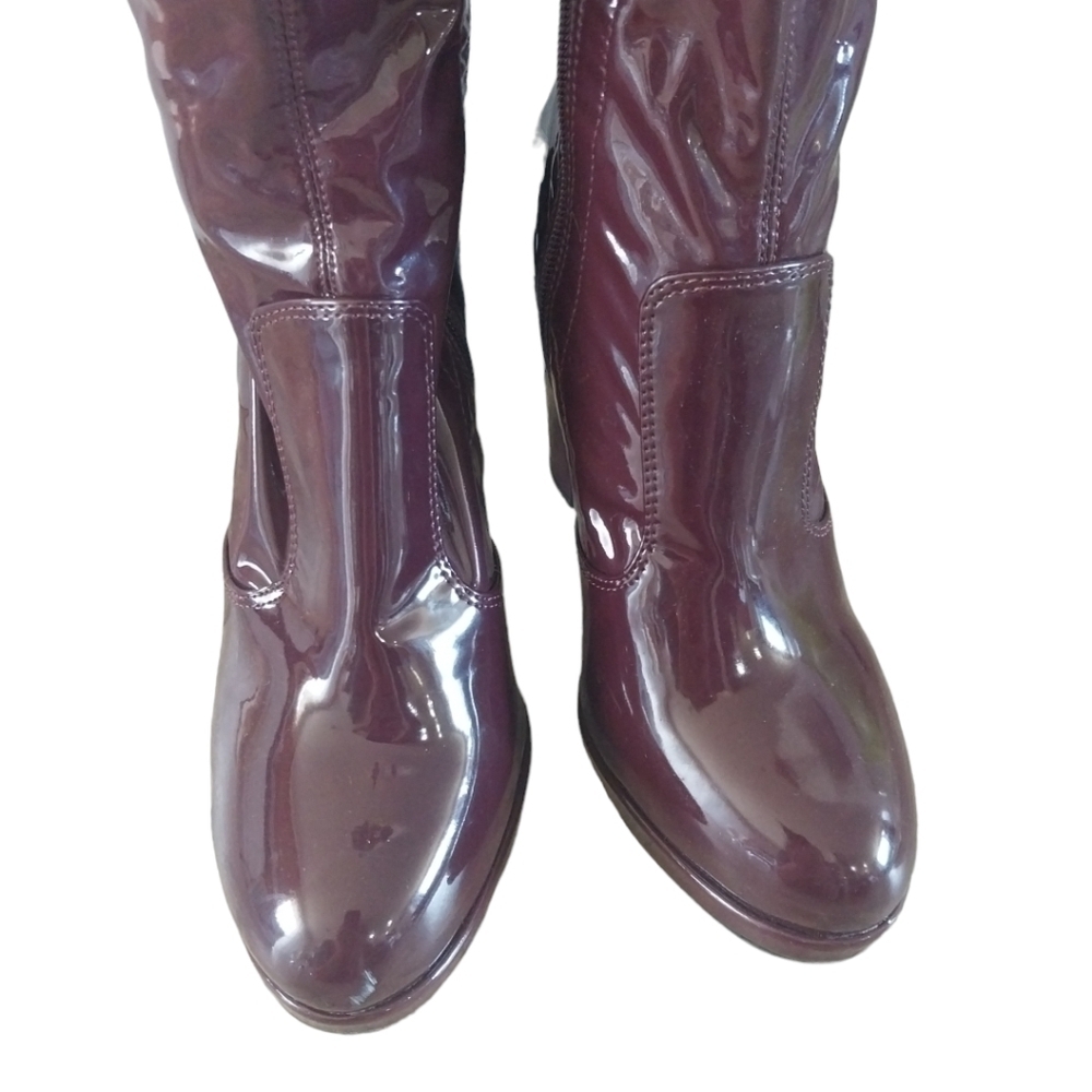 Gianni Bini Boots tall plumb colored size 7.5 women's - Picture 4 of 6
